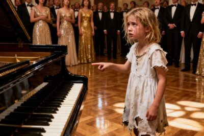 “A starving 12-year-old girl whispered, ‘Can I play in exchange for a plate of food?’ — seconds later, her piano performance left a room full of millionaires in rapturous silence.”