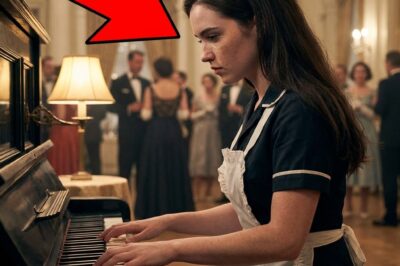 FORCED TO PLAY THE PIANO, THE WAITRESS LEAVES THE MILLIONAIRE AND THE AUDIENCE SPEECHLESS