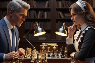 They thought she was only good for cleaning, but when she touched the chessboard, the world fell silent. The incredible story of the maid who checkmated fate.