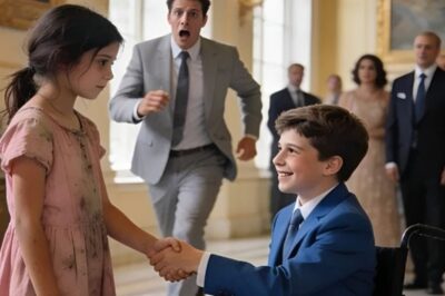 “Let me dance with your son… I’ll make him walk again,” a barefoot street girl told the billionaire. He almost told her to get lost. Until the music started playing.