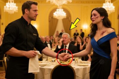 The single father who worked as a waiter danced with the CEO’s traumatized daughter; the song made the father cry.