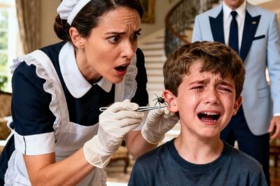 The billionaire’s son was suffering from pain, until the nanny removed something mysterious from his head…