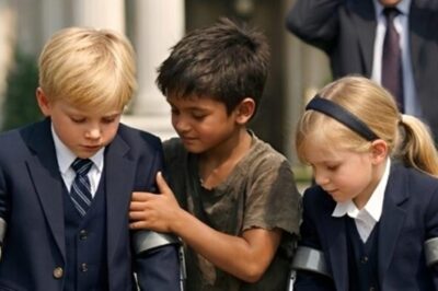 “If you can cure my children, I’ll adopt you,” the millionaire said, laughing—but when the street boy touched them… everything changed.