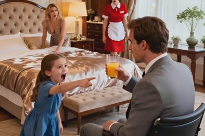“Don’t drink that juice—then you’ll get better!”—doctors were sure the billionaire would never get out of his chair again… until a five-year-old girl revealed the terrible truth.