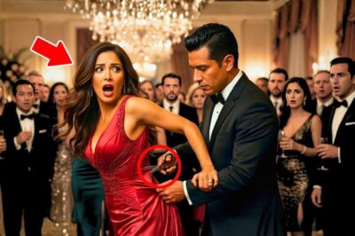 Her husband cut her dress in front of everyone… but no one forgets what happened next.