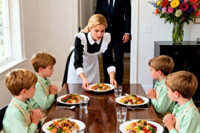 A millionaire arrives unannounced at lunchtime… and can’t believe what he sees