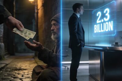 👉He Gave His Last $3.47 to a Homeless Stranger… The Next Day, He Walked Into a $2.3 BILLION Secret That Changed Everything