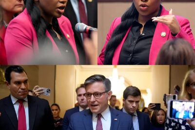 “MUST NOT MISS! Jasmine Crockett demands Johnson explain $30 million!” — Jasmine Crockett has publicly taken Mike Johnson under fire, ambushing him with questions
