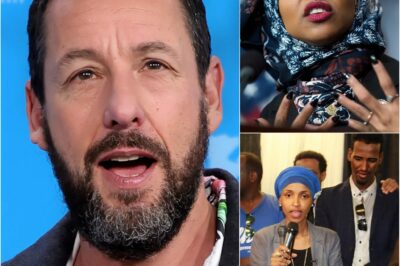 “THE COUNTRY WOULD BE SAFER WITHOUT SOMALIAN IMMIGRANTS — STARTING WITH ILHAN OMAR!” This shocking statement, allegedly made by Adam Sandler in a speech, is causing a stir in the media and on social networks. According to circulating information, the actor directly targeted Congressman Ilhan Omar, a naturalized American citizen of Somali origin. He is accused of questioning cultural loyalty and constitutional values, implying that some immigrants show contempt instead of gratitude. The phrase “starting with Ilhan Omar” immediately ignited controversy, with many criticizing it as xenophobic and deeply divisive. Meanwhile, supporters argue that Sandler was simply stating what the “silent majority” thinks. The debate continues to escalate, reflecting the growing divide in American politics.