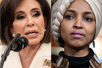 JEANINE PIRRO READS ILHAN OMAR’S RECORD — AND CNN FALLS INTO COMPLETE SILENCE… On live television, Jeanine Pirro methodically recited what she described as the public record of Ilhan Omar, line by line. There was no raised voice. No personal attacks. No theatrics. Just a steady cadence and carefully sourced deliveries delivered with such composure that the panel seemed uncertain how to respond. The host hesitated. The camera lingered a beat too long. Producers appear to be scrambling behind the scenes. Then came eleven unmistakable seconds of dead air — the kind of unscripted pause live television simply cannot smooth over. What Pirro chose to spotlight from Omar’s record — and why no one at the table moved to interrupt her — quickly became the clip viewers can’t stop replaying.