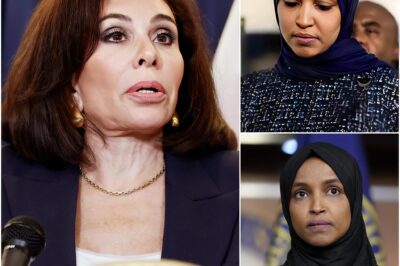 “I have one last file—and it will change everything.” Jeanine Pirro’s words silenced the Capitol Hill court for a split second. In what seemed like a routine hearing, she stepped to the podium with a cold demeanor, opening each document and reading the facts with chilling precision, alleging that Ilhan Omar’s public image was “a myth nurtured by deliberate silence.” Senators leaned in to watch, murmurs dying down as the television cameras zoomed in on Pirro’s unwavering gaze. The climax came when she pulled out a single file—presumably not included in her prepared speech. The final pages were read aloud in a suffocatingly heavy atmosphere. This was no longer a simple legal debate, but a moment that could shake Washington politics in a matter of minutes.
