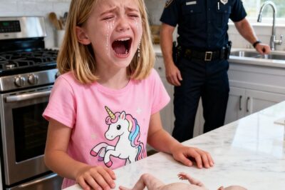 Little girl calls 911: “My son is fading away” — Police burst in, weeping to see her nursing her baby brother