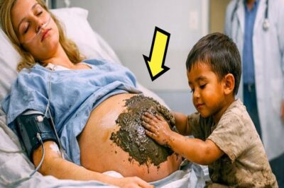 A pregnant woman was in a coma for eight months… until a child smeared mud on her belly and…