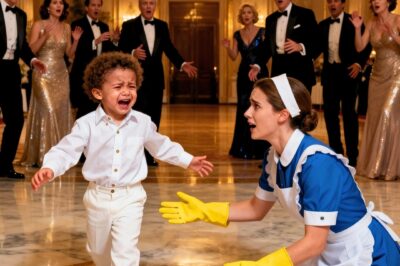 The millionaire’s baby cried upon seeing the maid — and his first words devastated everyone