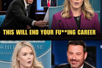 BREAKING: TRUMP ERUPTS After JIMMY KIMMEL TARGETS KAROLINE LEAVITT LIVE — LATE-NIGHT CLASH SENDS STUDIO INTO UPROAR.