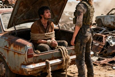 A POOR LITTLE GIRL FOUND A MILLIONAIRE LOCKED IN A TRUNK… BUT WHEN HE SAW HER FACE, HE DROPPED TO HIS KNEES AND STARTED CRYING