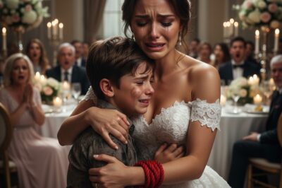 While Asking for Food at a Luxury Wedding, a Boy Froze as He Recognized the Bride as His Long-Lost Mother. The Groom’s Decision Made All the Guests Cry.