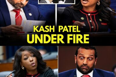 BREAKING: JASMINE CROCKETT QUESTIONS KASH PATEL AFTER AN UNEXPECTED MOMENT IS CAUGHT ON CAMERA — THE ROOM FALLS SILENT