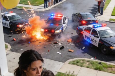 My husband screamed at me over the phone: “Grab the girl and run NOW!” — Ten minutes later, the police surrounded the entire house…