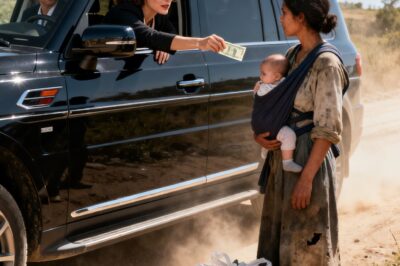 A divorced millionaire was taking his fiancée home when, unexpectedly, he saw his miserable ex-wife in the street.