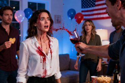 My husband threw a drink in my face at a party for “looking at other men.” [FULL STORY]