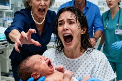 One more big push, Evelyn,” Dr. Winters said from between my legs, her voice steady and encouraging