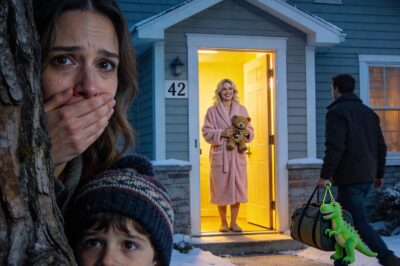 Every morning I drove my husband and our five-year-old son to the train station. But one morning, as we were walking back to the car, my son squeezed my hand and whispered, ‘Mom… we can’t go home today.’ When I asked why, he only said one word: ‘…Dad.’ What we saw after hiding near our house left me completely speechless.