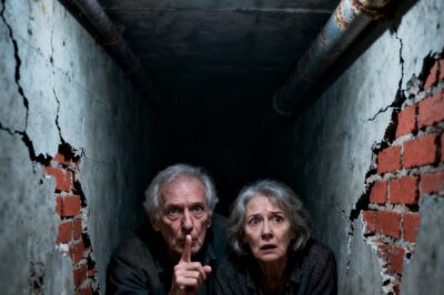 They locked us in the basement to take our house, but my husband whispered to me, “They don’t know what’s behind this wall.”