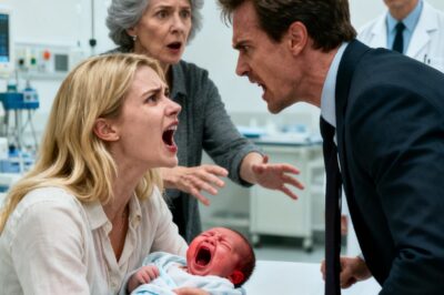 At my baby’s three-month checkup, the doctor pulled me into a private room, lowered his voice, and asked a question that made my stomach drop: ‘Who is alone with your child during the day?’ What he told me next shattered everything I thought I knew about my family.