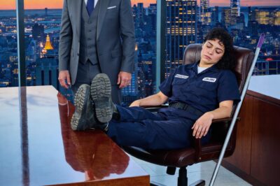 “He surprised the cleaning lady sleeping in her ‘untouchable’ chair… and what she said left the millionaire pale.”