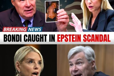 Pam Bondi CAUGHT OFF GUARD After Whitehouse Exposes $50K Cash Bag Linked To Epstein Files Hearing.