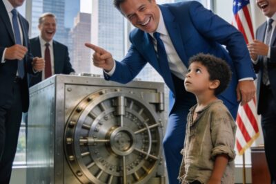 MILLIONAIRE MOCKS POOR KID IN FRONT OF $100 MILLION VAULT… THEN THIS 12-YEAR-OLD UTTERLY DESTROYS HIM IN 60 SECONDS!