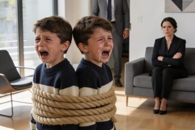He Came Home Early Because of a Strange Feeling… What He Found on the Living Room Floor with His Twin Sons Destroyed Everything He Thought He Knew