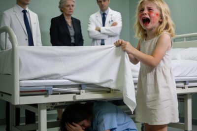 Right after I gave birth, my daughter told me to hide under the hospital bed… and what I heard next made my bl00d run cold…