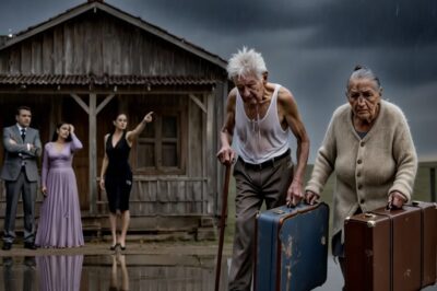 They abandoned him in the rain… But the old man was richer than they imagined