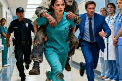 Everyone moved away from the old beggar… but a pregnant woman did the unexpected.