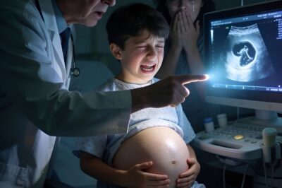 The doctor looked at the ultrasound, turned pale, and asked me something that chilled me to the bone: “Ma’am… is your husband here?”