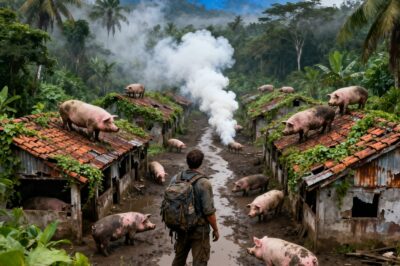 He Rented a Mountain to Raise 30 Pigs, Then Abandoned It for 5 Years – One Day He Returned and Froze at What He Saw