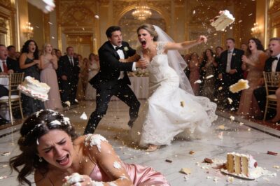 “My sister threw the wedding cake at me and screamed: ‘I only invited family! You weren’t invited!’. My parents burst into fits of laughter and the entire hall joined in. Holding back tears, I left the place. But a few hours later, when I returned, their faces were as pale as ash.”