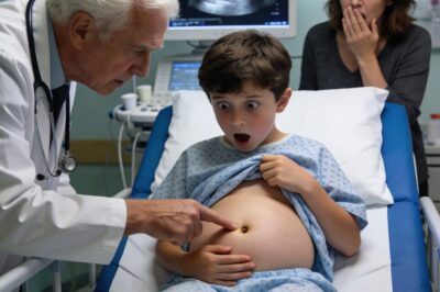 When the doctor looked at the ultrasound, his face went pale. Then he asked me something that chilled me to the bone: “Ma’am… is your husband here?”