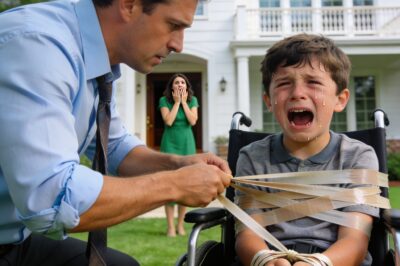 “Dad… I’m sorry. I wasn’t good.” I walked into my house and found my 12-year-old son tied to his wheelchair. What came next was a nightmare I never imagined—something a thousand times worse.