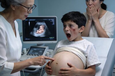 THE DOCTOR LOOKED AT THE ULTRASOUND, TURNED PALE, AND ASKED ME SOMETHING THAT MADE MY BLOOD RUN COLD: “MA’AM… IS YOUR HUSBAND HERE?”