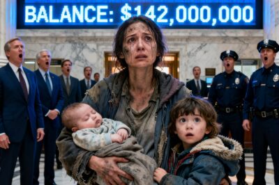 A homeless mother nervously stepped into a bank clutching her late grandfather’s worn-out card, hoping for a few dollars. But when the teller inserted it, the balance that flashed across the screen stunned the entire room into silence.