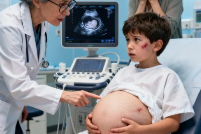 The doctor looked at the ultrasound, paled, and asked me something that chilled me to the bone: “Ma’am… Is your husband here?”