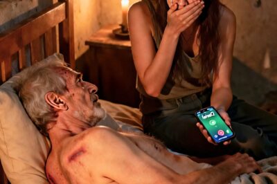 Secretly, I bathed my husband’s paralyzed father… and when I saw the mark on his back, my entire childhood vanished.