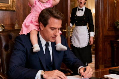 The poor maid’s baby wouldn’t go near anyone… but he clung to the millionaire.