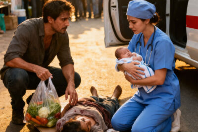 I helped a pregnant woman give birth in the street and then I found out that actually..