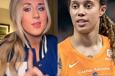 Tensions are flaring after Riley Gaines reportedly took aim at Brittney Griner over a controversial moment during the national anthem. What started as a silent gesture quickly turned into a heated exchange, with words that are now sparking fierce debate across the country. But what exactly was said—and why is this clash striking such a deep nerve right now?