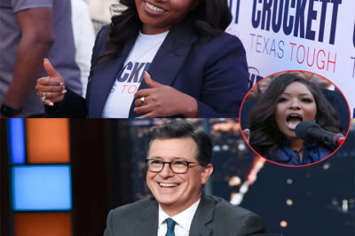 SH0CKING TWIST: AFTER THE LATE SHOW CANCELLATION, STEPHEN COLBERT TEAMS UP WITH JASMINE CROCKETT FOR EXPLOSIVE NEW SHOW—IS THIS THE FUTURE OF LATE-NIGHT TV?