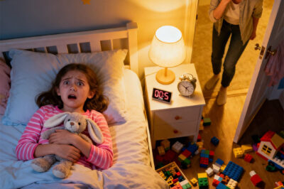 My eight-year-old kept telling me her bed felt “too tight.” At 2:00 a.m., the camera finally showed me why…